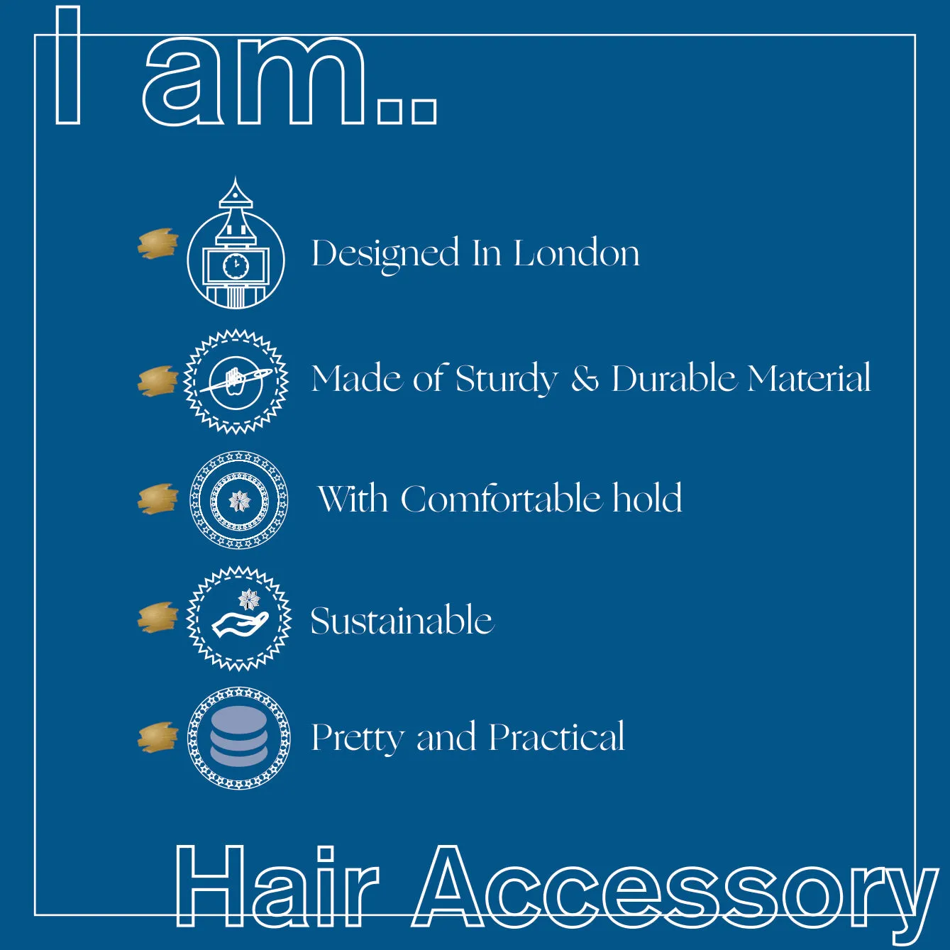 Accessorize London Multi Mottled Resin Snap Clips Pack Of 3