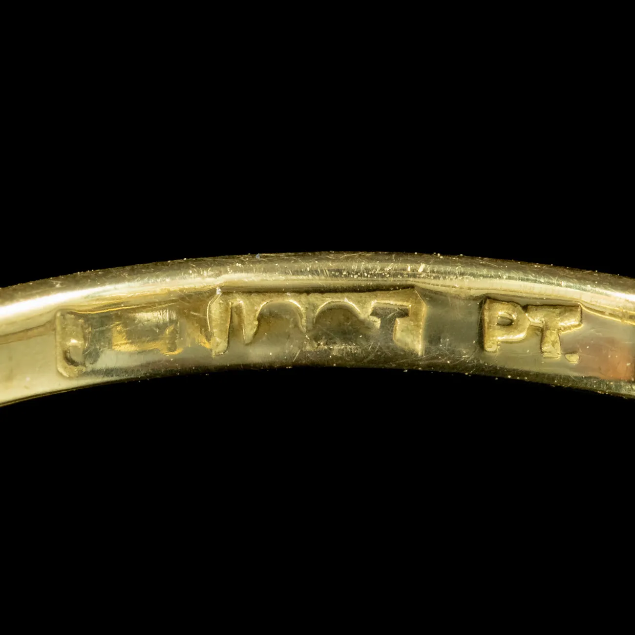 Antique Edwardian Diamond Toi Et Moi Twist Ring 0.40ct Of Diamond