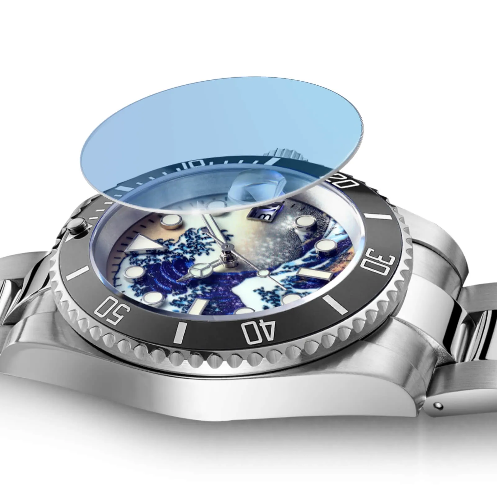★Black Friday★ADDIESDIVE Great Wave Sub Diver Watch（H3AC-Surf）