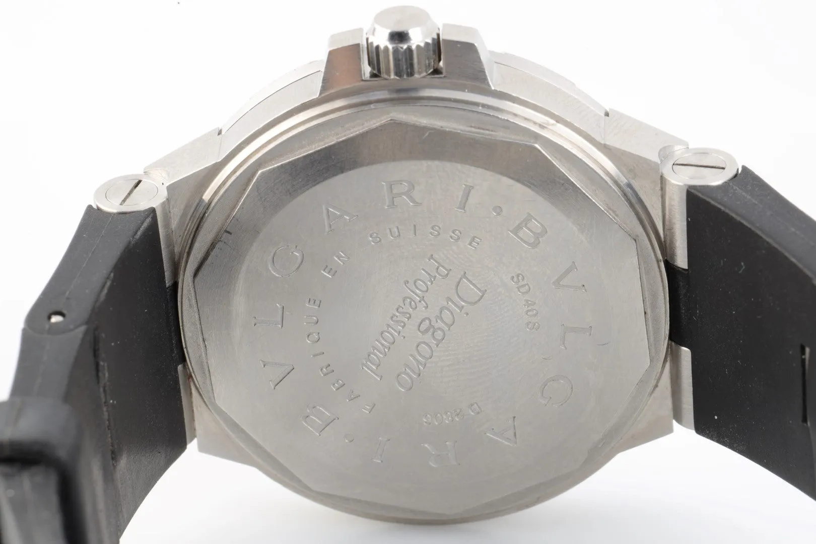 Bvlgari Diagono SD40S Stainless Steel 40mm Men's Watch