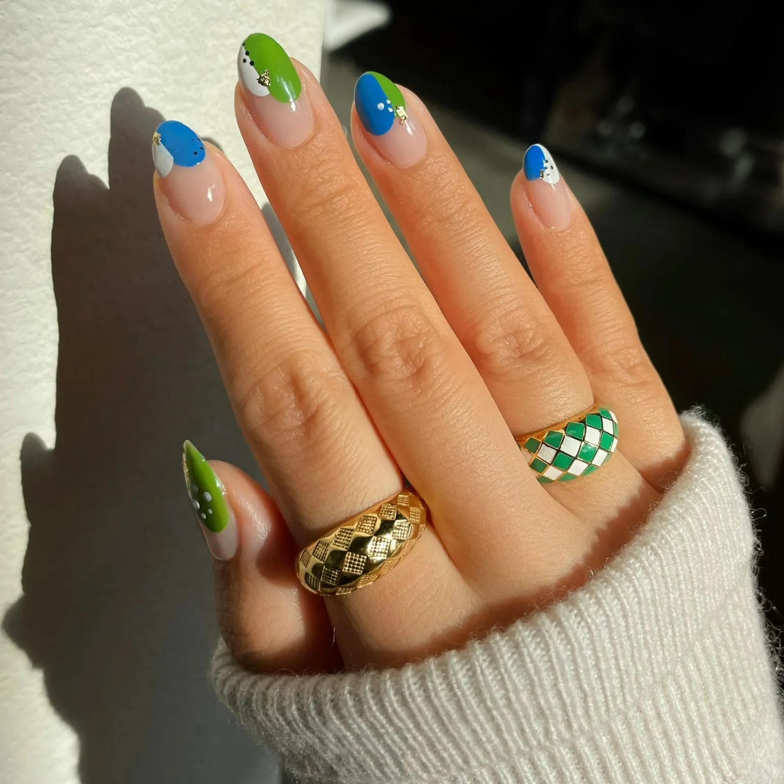 Checker Rings - Set of 2