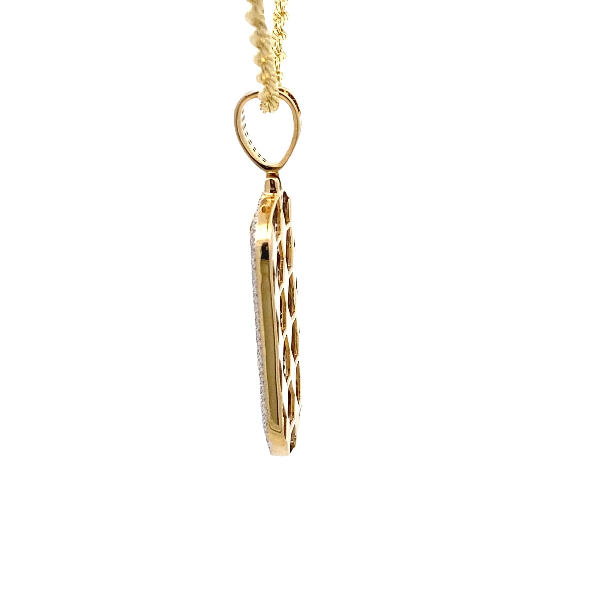 Diamond 0.81 Dog Tag Pendant