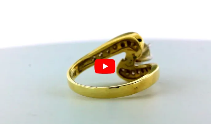 Diamond Engagement Ring 1.19 ct tw 14K Yellow Gold DENG024