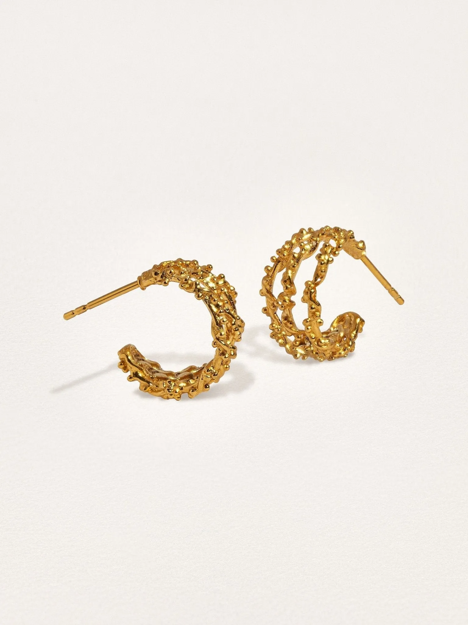 Emyl Gold Hoop Earrings