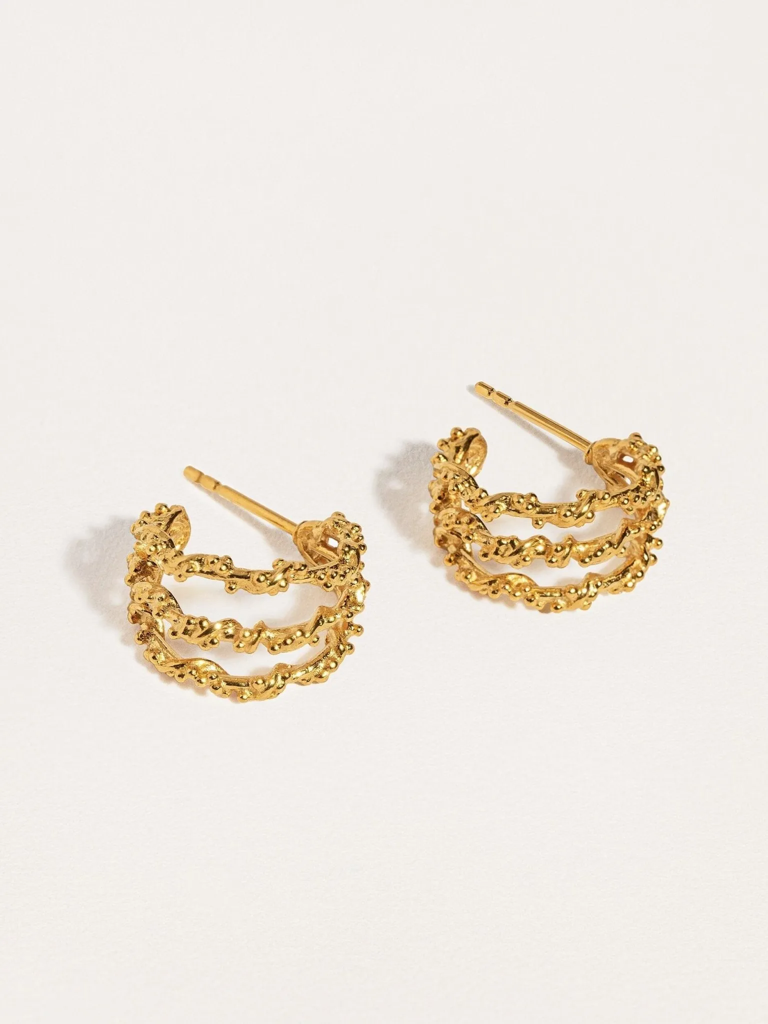 Emyl Gold Hoop Earrings