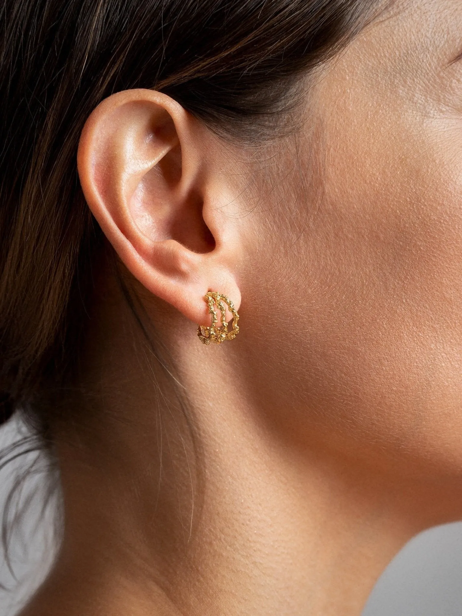 Emyl Gold Hoop Earrings