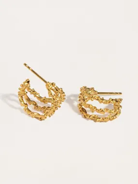 Emyl Gold Hoop Earrings