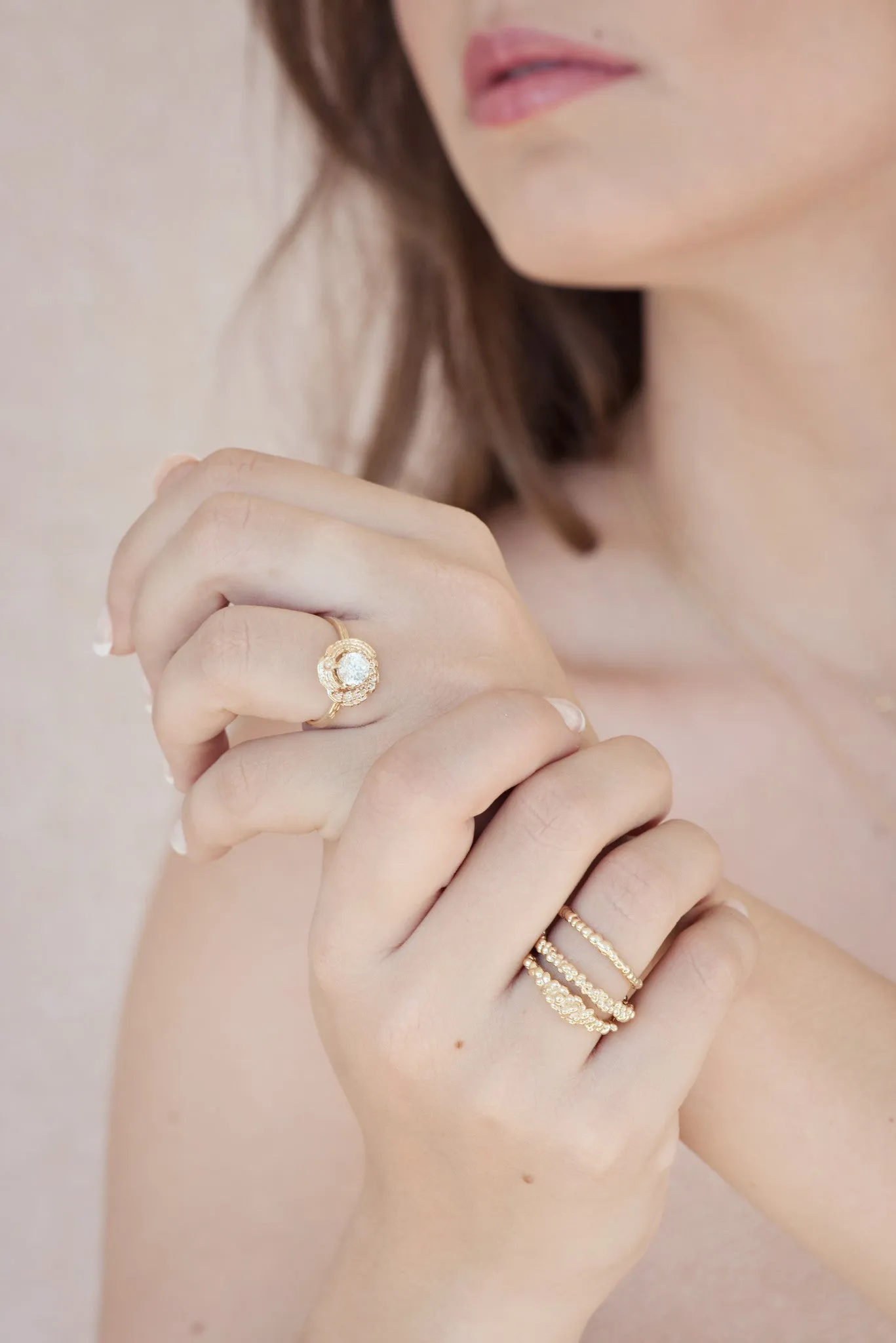 Engagement Rings ~ Small Shell Ring
