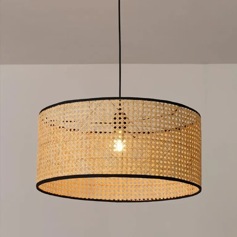 Krestedeen Rattan Single Layer Pendant Lamp
