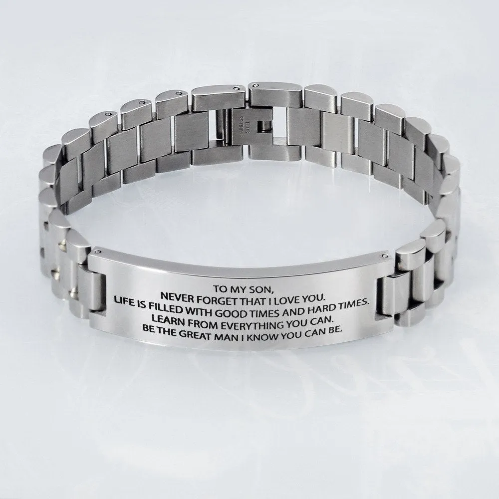 Letterabledon't do stupid Band Bracelets