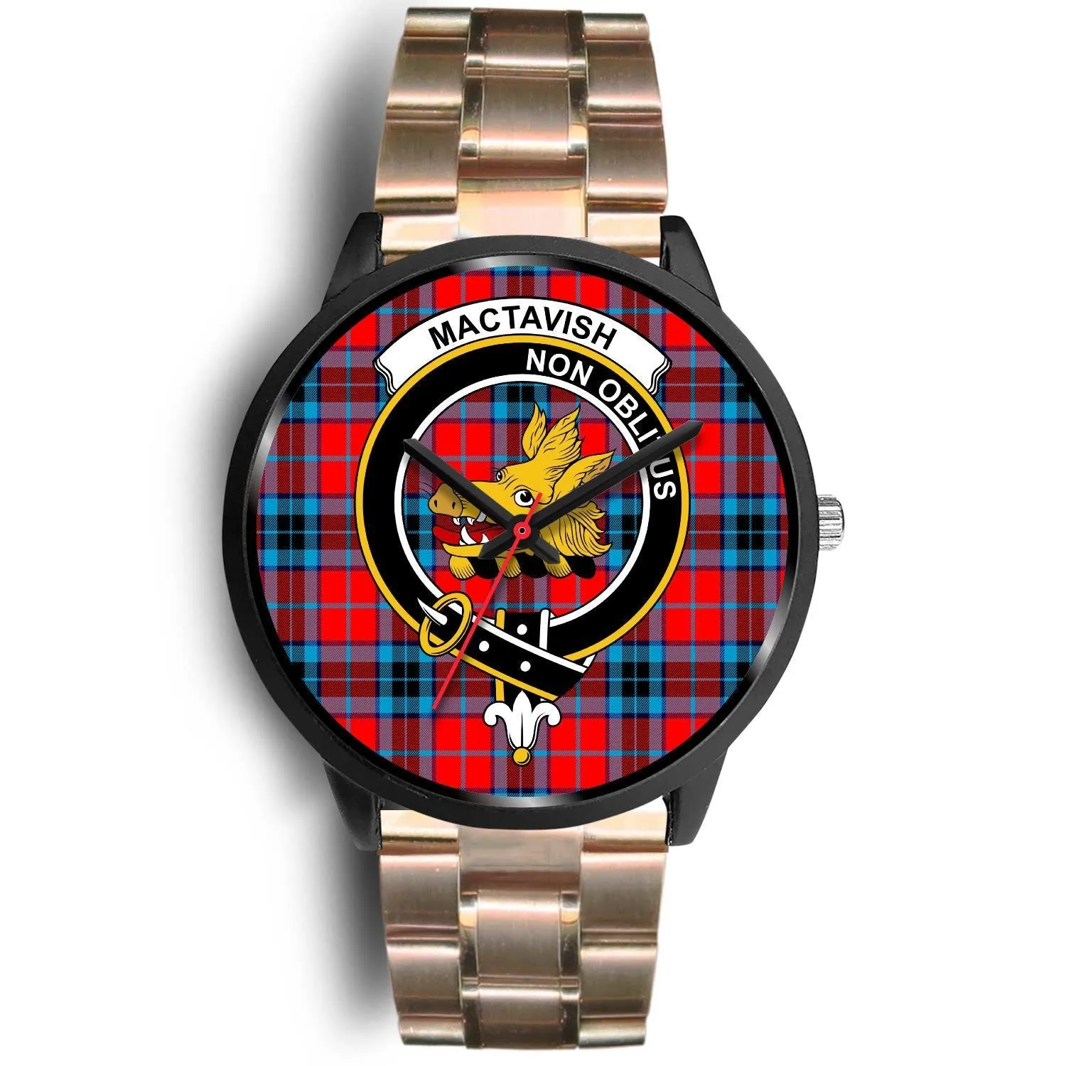 MacTavish Modern Clan Badge Tartan Black Watch