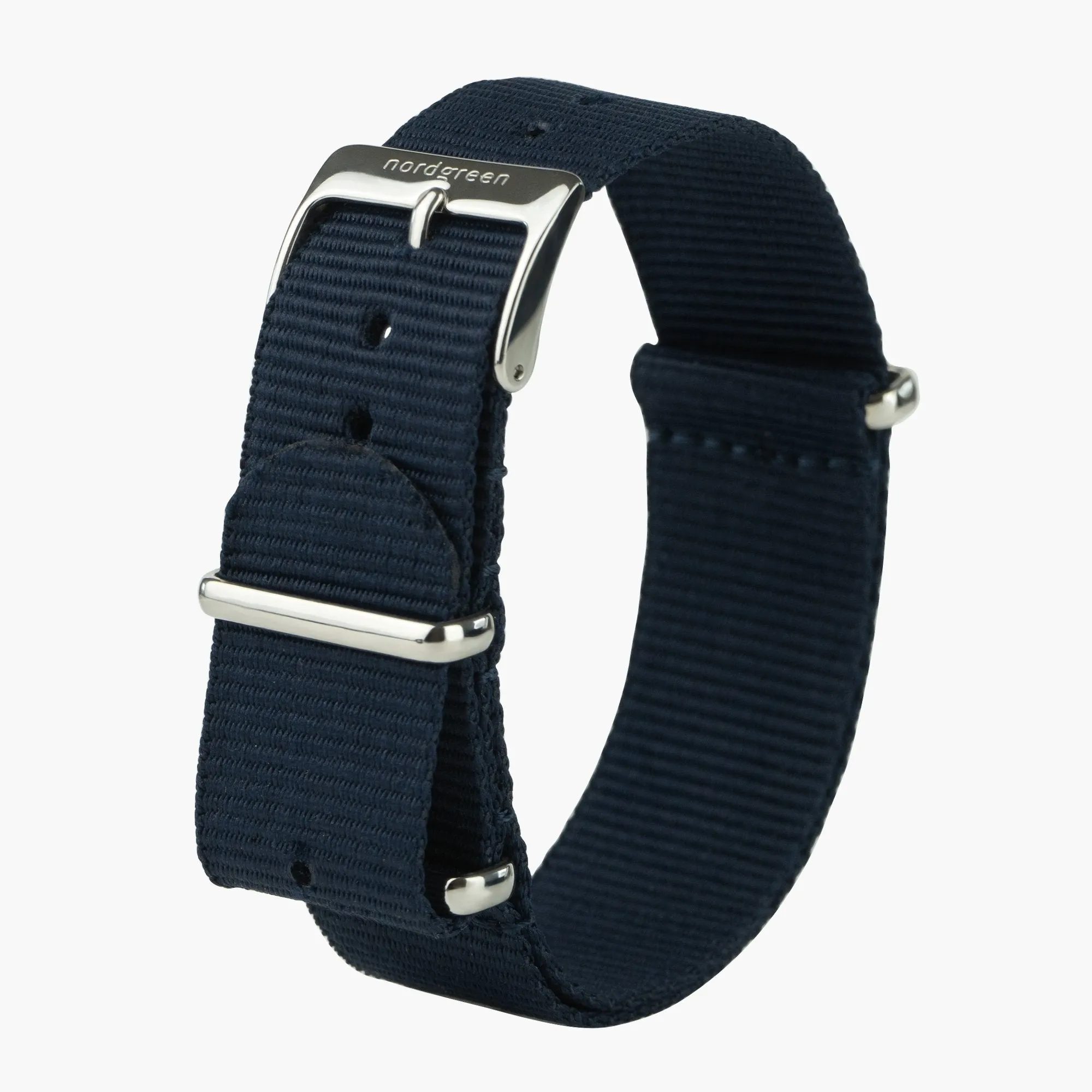 Native | White Dial - Navy Blue Nylon
