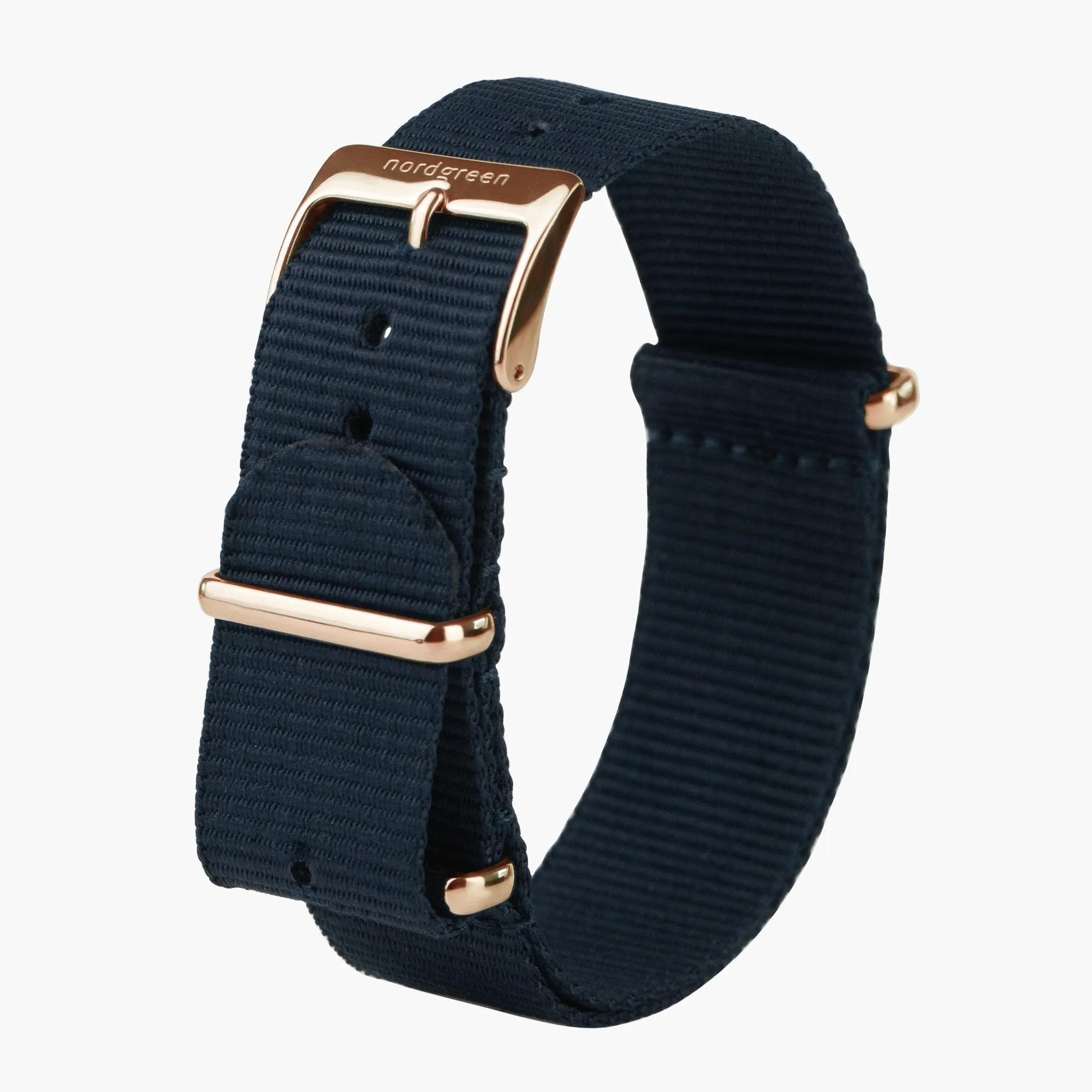 Native | White Dial - Navy Blue Nylon
