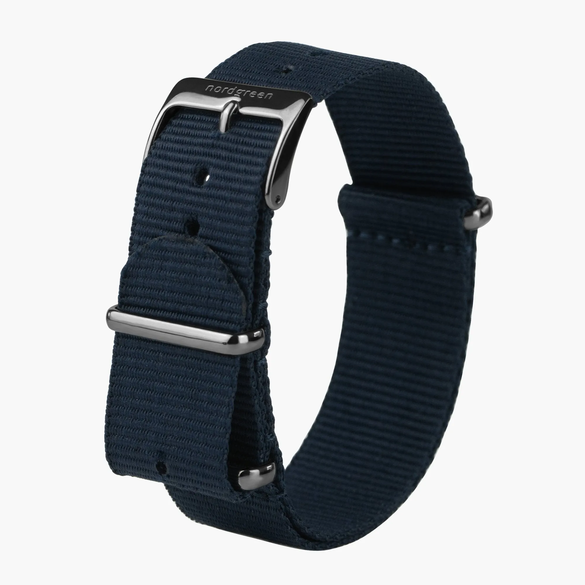 Native | White Dial - Navy Blue Nylon