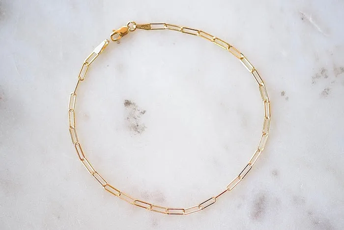 Paperclip Chain Bracelets
