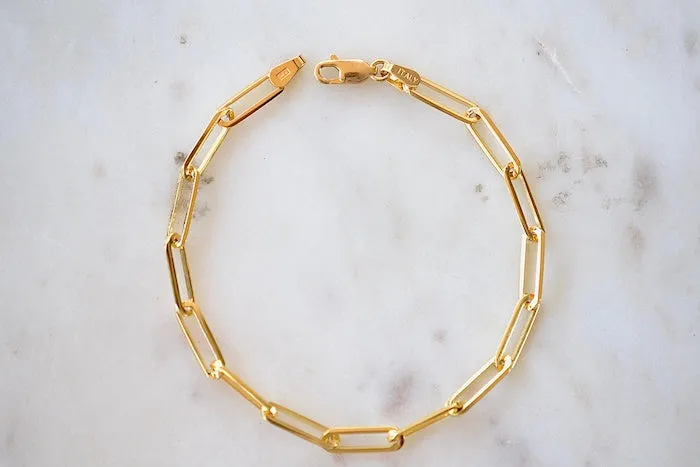 Paperclip Chain Bracelets