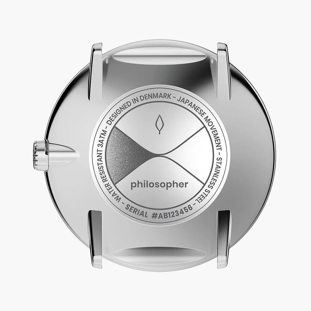 Philosopher - Navy Blue Leather