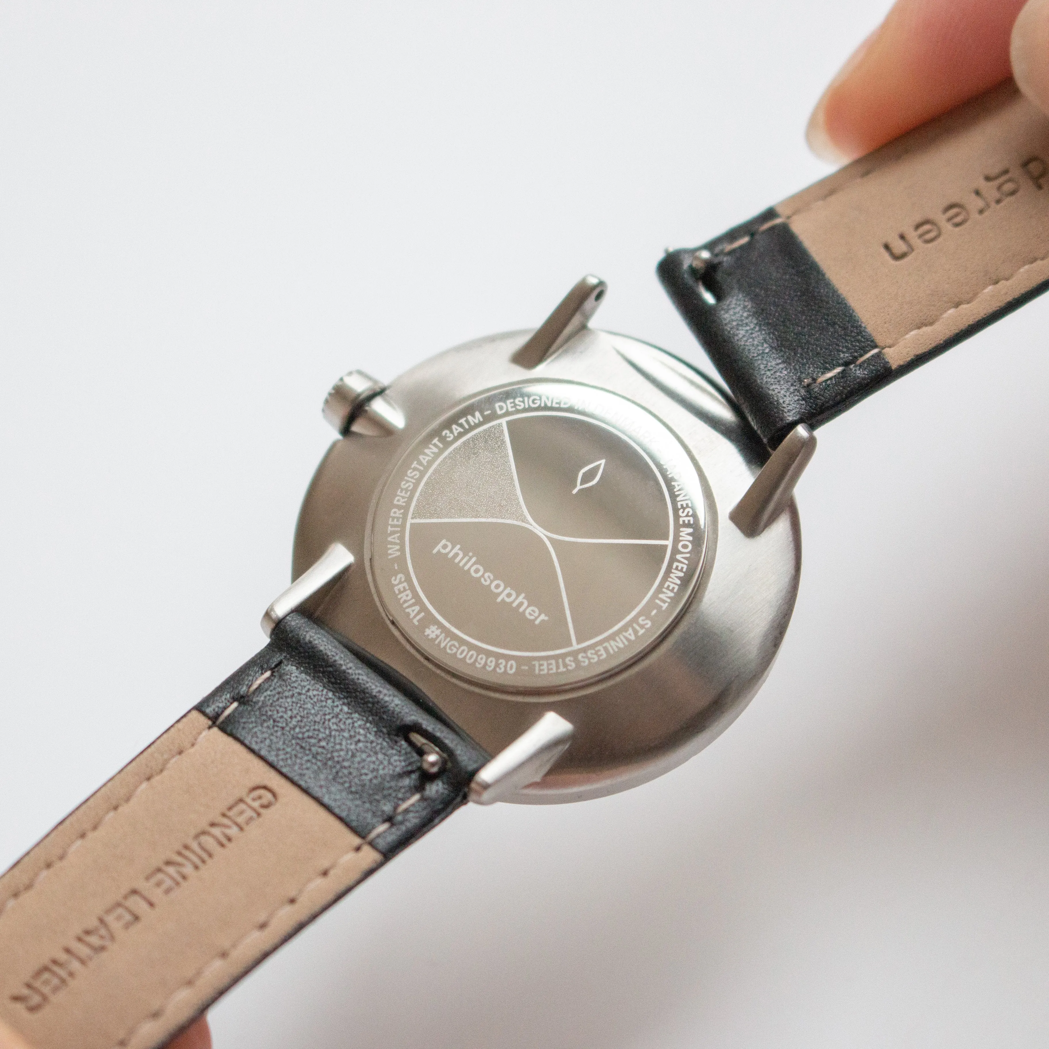 Philosopher - Navy Blue Leather