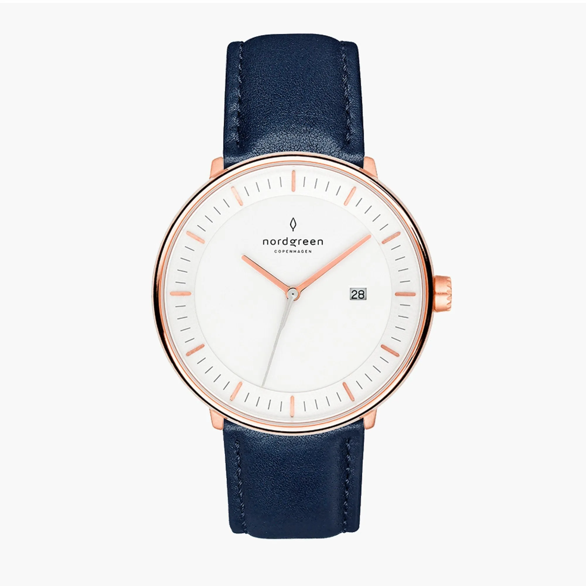 Philosopher - Navy Blue Leather