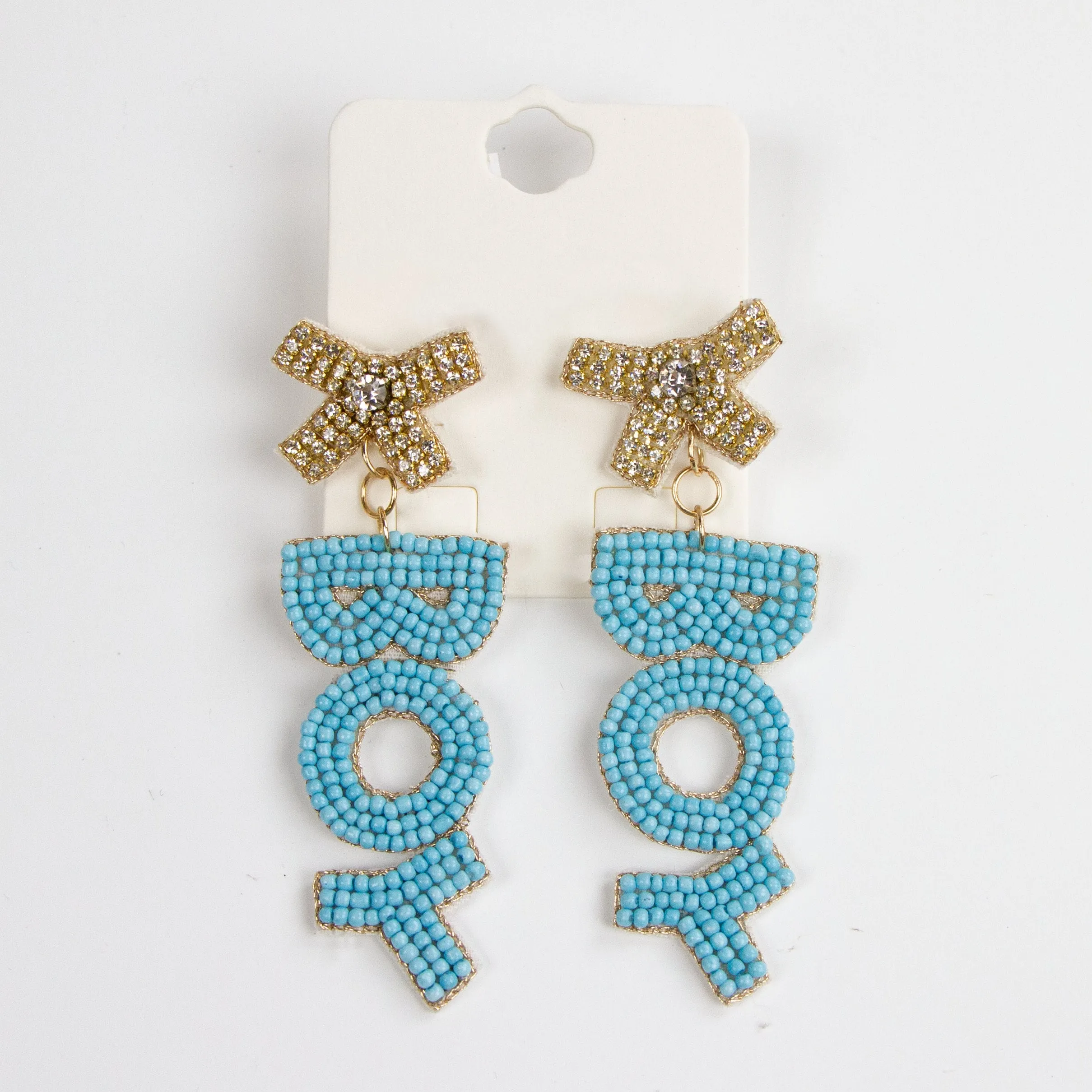 Pink Seed Bead Girl Earrings