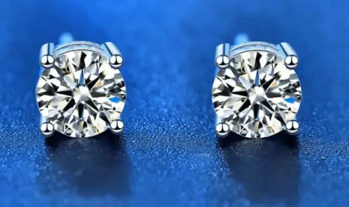 Sparkle in Style with Moissanite Stud Earrings