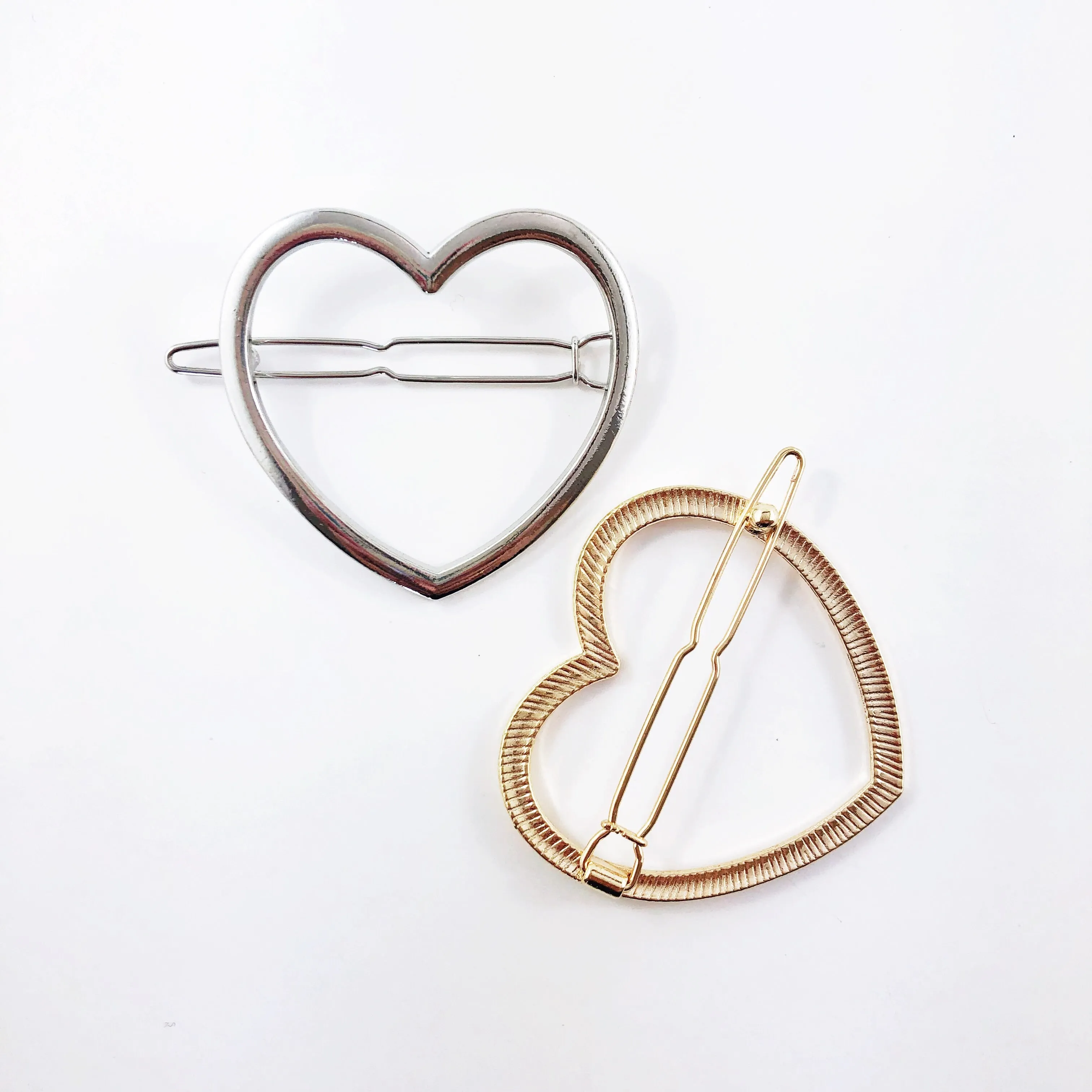 Sunday Hair Clips - Hearts - BOGO SALE!