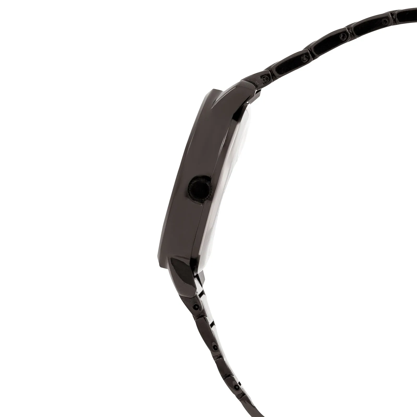 Taila Gunmetal Metallic Strap Watch